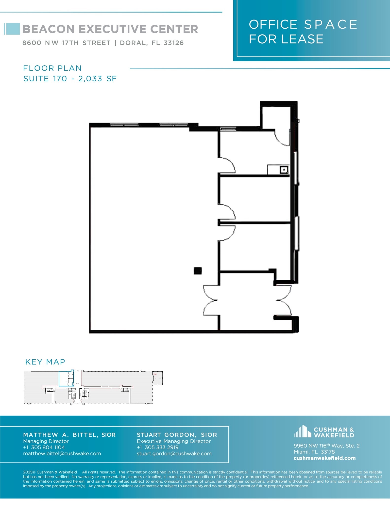 8600 NW 17th St, Doral, FL to rent Site Plan- Image 1 of 5