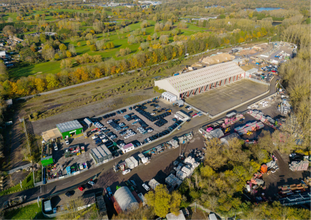 Plots 3-7 Link Park Heathrow Thorney Mill Road park, West Drayton, MDS - AERIAL  map view - Image1