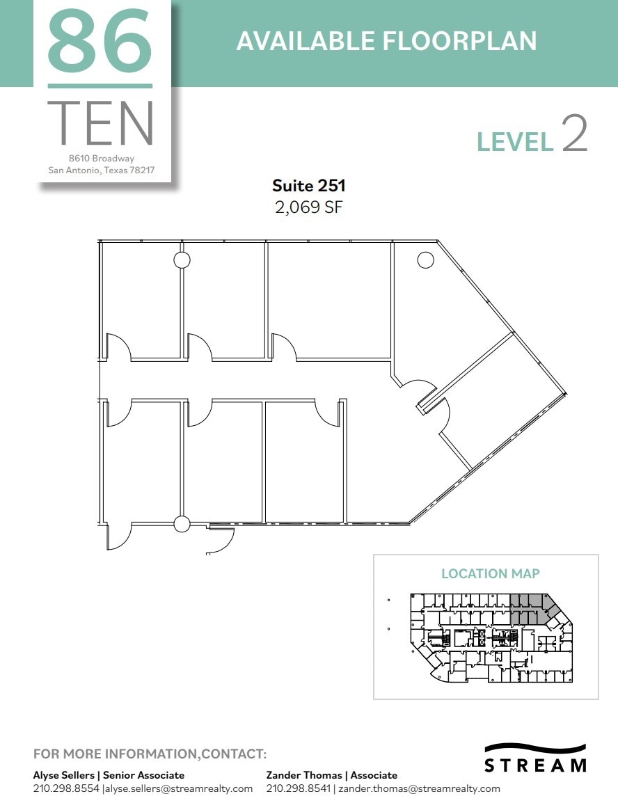 8610 Broadway St, San Antonio, TX to rent Floor Plan- Image 1 of 1