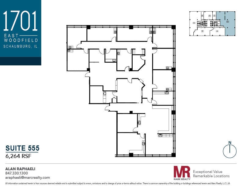 1701 E Woodfield Rd, Schaumburg, IL to rent Floor Plan- Image 1 of 1