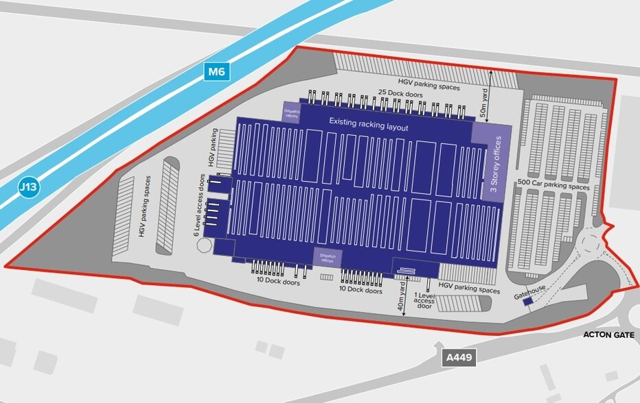 Acton Gate, Stafford for sale - Site Plan - Image 1 of 1
