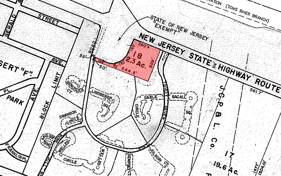 2265 W Route 37, Manchester Township, NJ for sale - Plat Map - Image 2 of 5