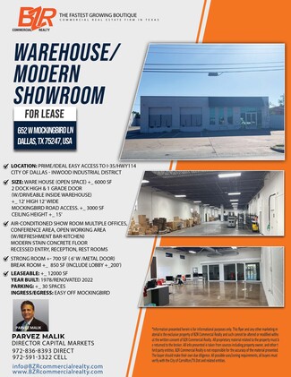 More details for 652 W Mockingbird Ln, Dallas, TX - Industrial for Rent