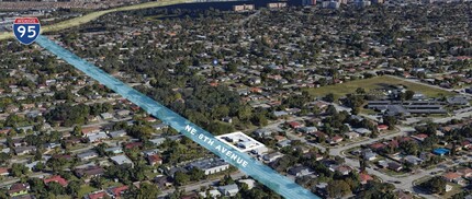 17130 NE 6th Ave, Miami, FL - aerial  map view