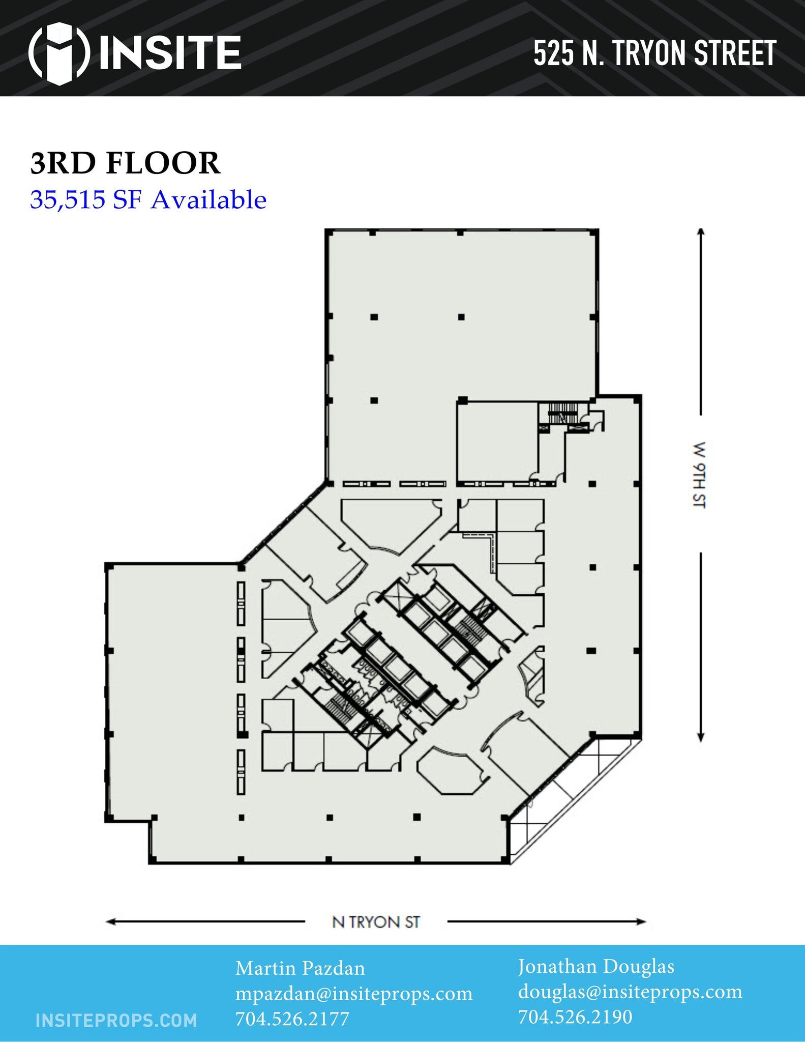 525 N Tryon St, Charlotte, NC to rent Site Plan- Image 1 of 1