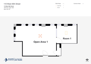 110 W 40th St, New York, NY for rent Floor Plan- Image 1 of 4