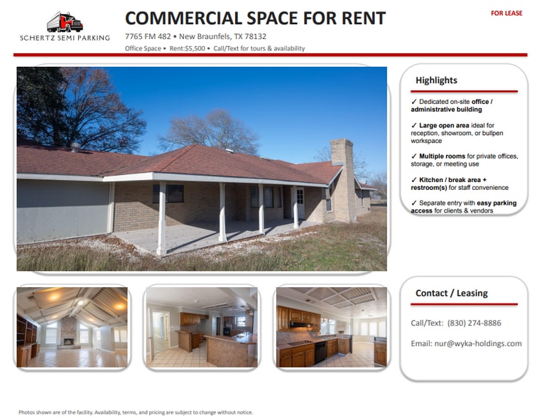 7765 FM 482, New Braunfels, TX to rent - Building Photo - Image 3 of 10