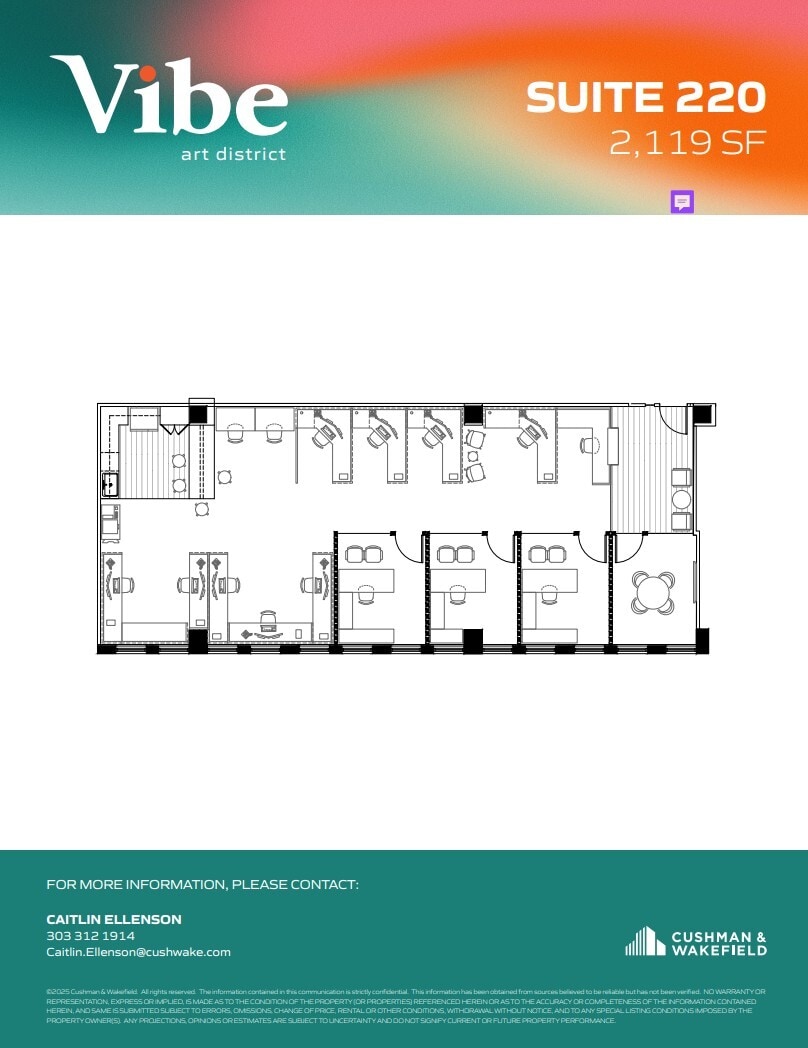 1391 N Speer Blvd, Denver, CO to rent Floor Plan- Image 1 of 1
