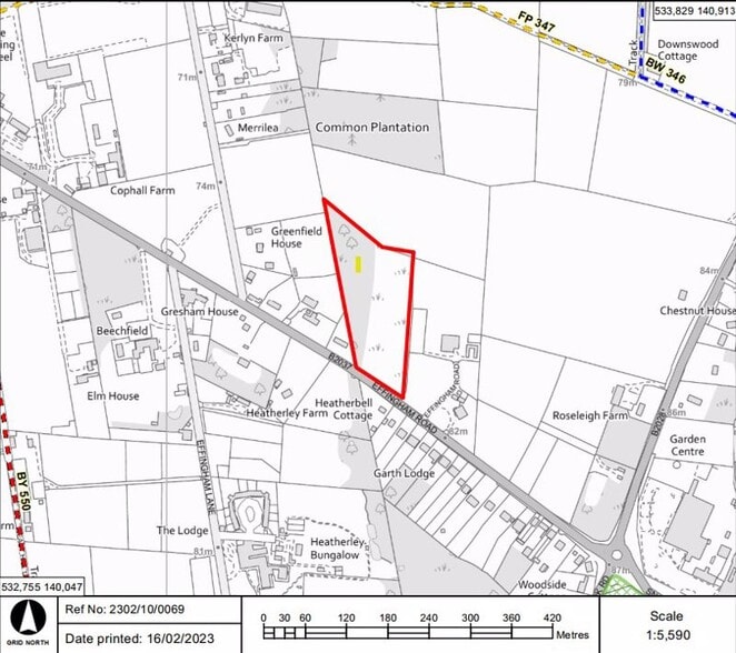 Effingham Rd, Copthorne for sale - Site Plan - Image 1 of 1