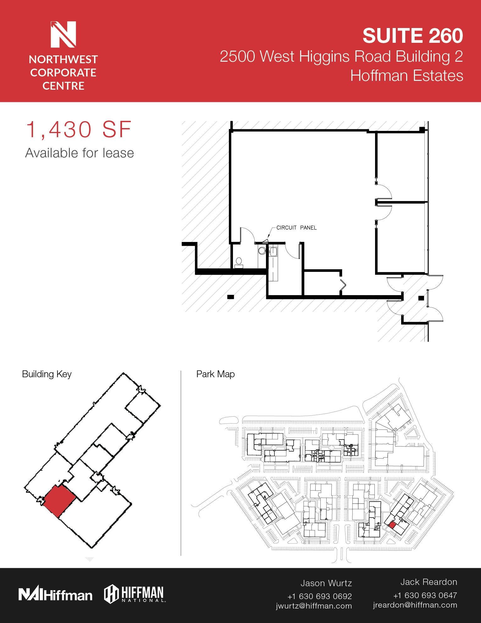 2500 W Higgins Rd, Hoffman Estates, IL to rent Floor Plan- Image 1 of 2