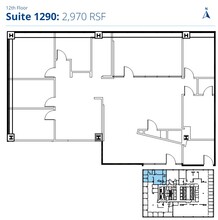 1100 Superior Ave E, Cleveland, OH for rent Floor Plan- Image 1 of 1