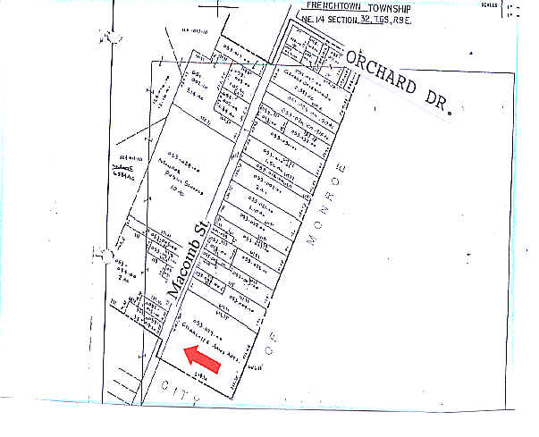 1166 N Macomb St, Monroe, MI for sale - Plat Map - Image 2 of 21