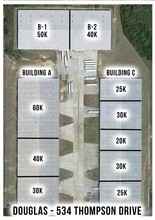 534 Thompson Dr, Douglas, GA - aerial  map view