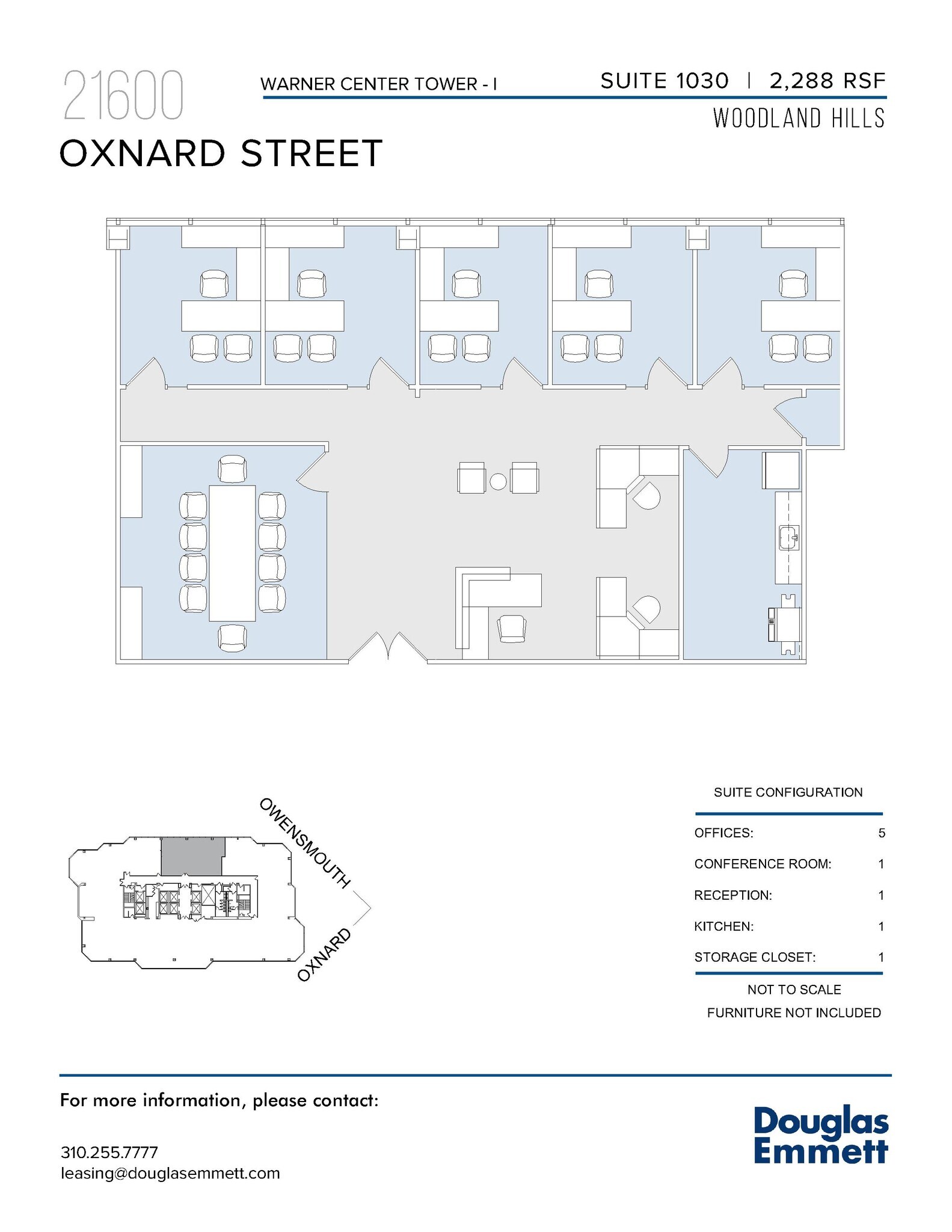 21600 Oxnard St, Woodland Hills, CA to rent Floor Plan- Image 1 of 1