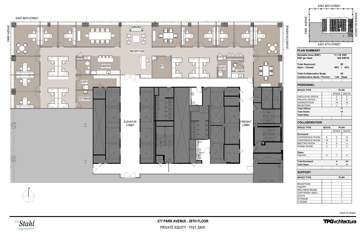 277 Park Ave, New York, NY to rent Floor Plan- Image 1 of 3
