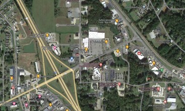 602 W Bankhead St, New Albany, MS - aerial  map view