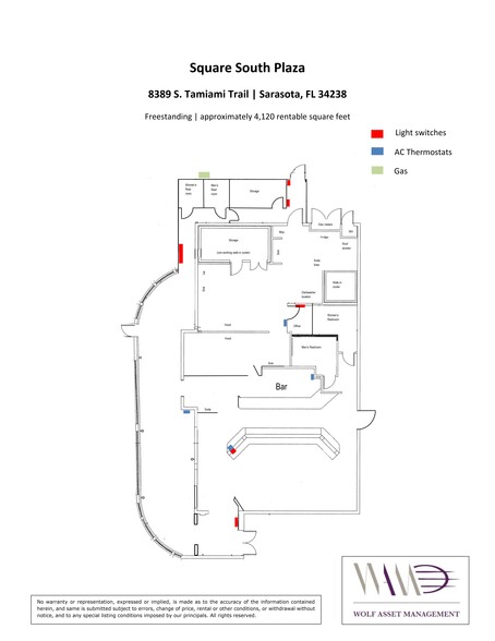 8389 S Tamiami Trl, Sarasota, FL for rent - Site Plan - Image 2 of 2