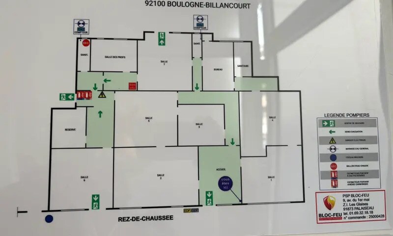 Retail in Boulogne-Billancourt to rent - Floor Plan - Image 3 of 8