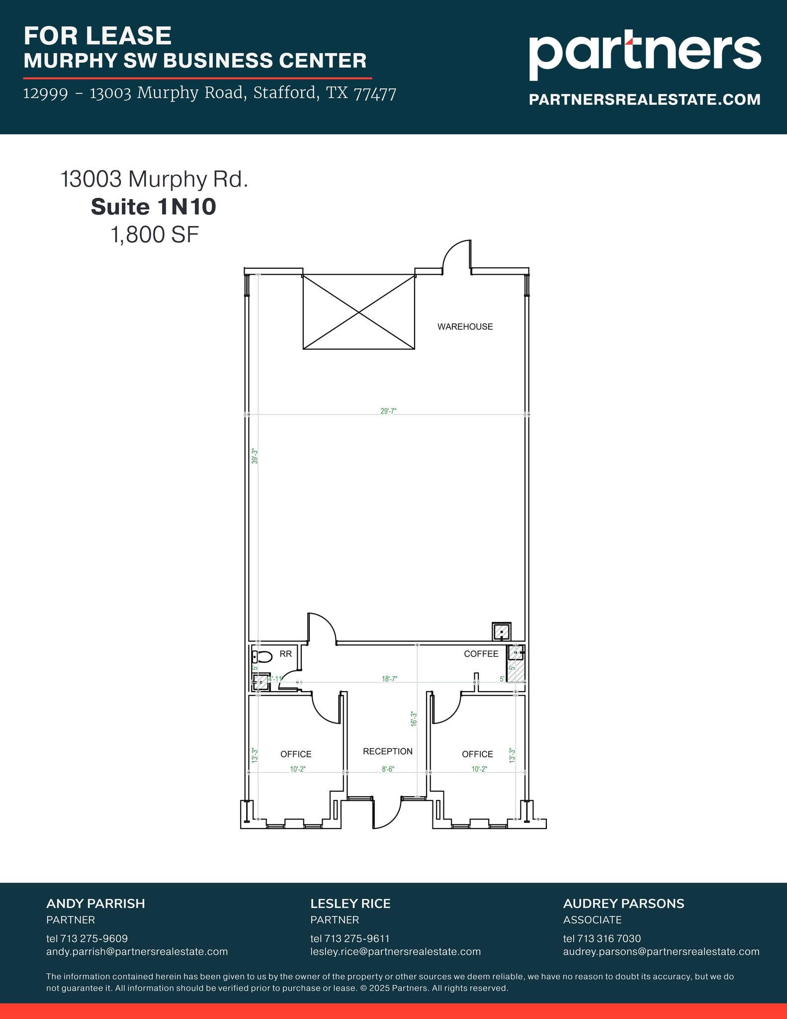 12999-13003 Murphy Rd, Stafford, TX to rent Site Plan- Image 1 of 1