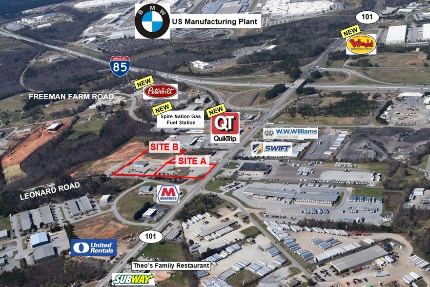 Highway 101, Greer, SC for sale - Aerial - Image 1 of 1