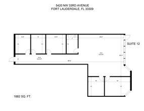 5410-5430 NW 33rd Ave, Fort Lauderdale, FL for rent Floor Plan- Image 2 of 24