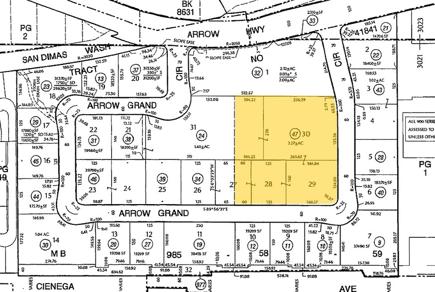 753-759 Arrow Grand Cir, Covina, CA for sale - Plat Map - Image 3 of 13