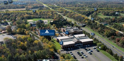 1 Crossroads Dr, Bedminster, NJ - aerial  map view