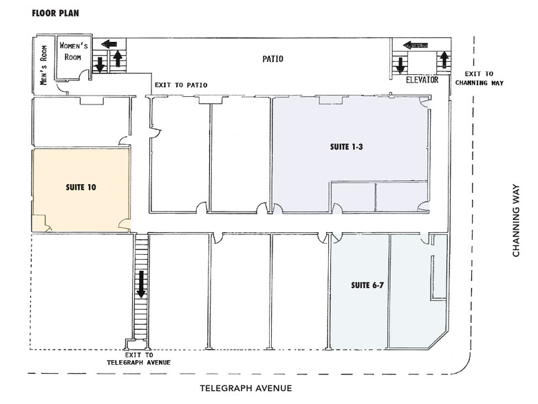 2375-2399 Telegraph Ave, Berkeley, CA for rent - Floor Plan - Image 2 of 11