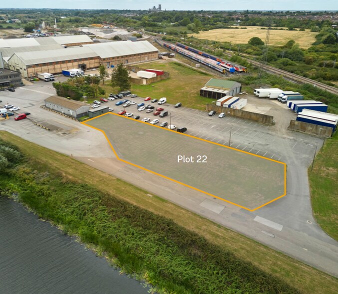 Road and Rail Distribution Centre, Queen Adelaide Way, Ely to rent - Aerial - Image 1 of 9