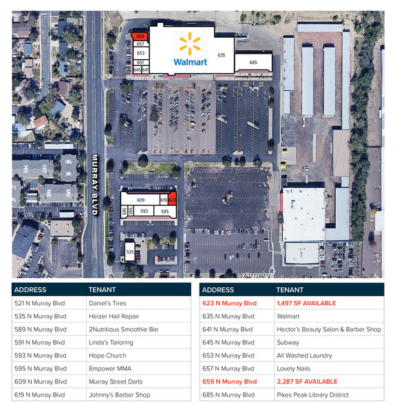 535-685 N Murray Blvd, Colorado Springs, CO for rent - Site Plan - Image 2 of 4