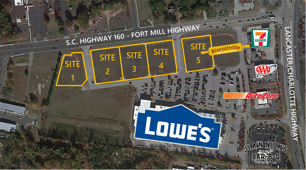 Charlotte Highway Highway 521, Indian Land, SC for rent - Building Photo - Image 1 of 2