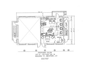 175-179 Post Rd W, Westport, CT for rent Floor Plan- Image 1 of 2