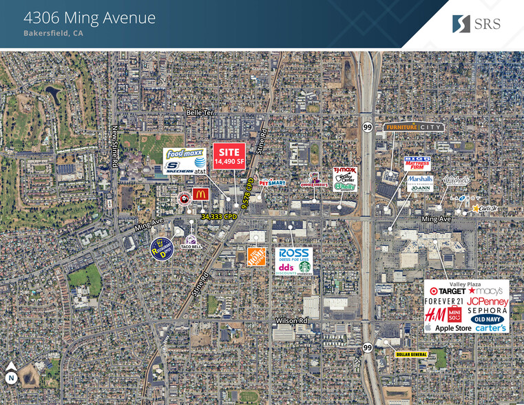 4306 Ming Ave, Bakersfield, CA for rent - Aerial - Image 2 of 2