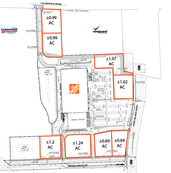 0 Cane Island Pky & Kingsland Blvd, Katy, TX for rent - Site Plan - Image 2 of 2