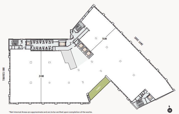 66-73 Shoe Ln, London for sale - Floor Plan - Image 1 of 1