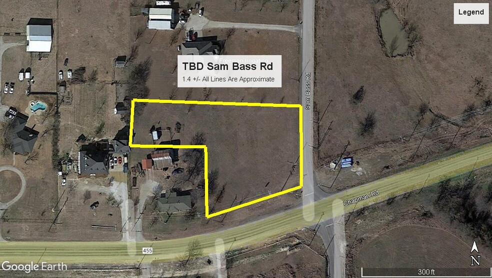 TBD Sam Bass, Sanger, TX for sale - Aerial - Image 1 of 1