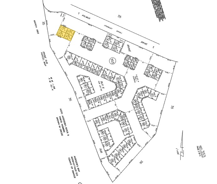 151 Kalmus Dr, Costa Mesa, CA for rent - Plat Map - Image 3 of 5