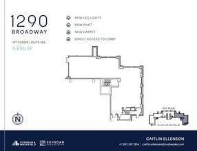 1290 Broadway, Denver, CO to rent Floor Plan- Image 1 of 1