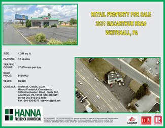 More details for 2531 Macarthur Rd, Whitehall, PA - Retail for Sale