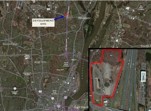 450 Bloomfield Ave, Windsor, CT - aerial  map view