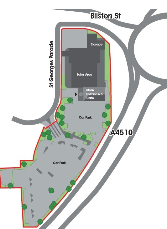 20 St Georges Parade, Wolverhampton for sale Site Plan- Image 1 of 1