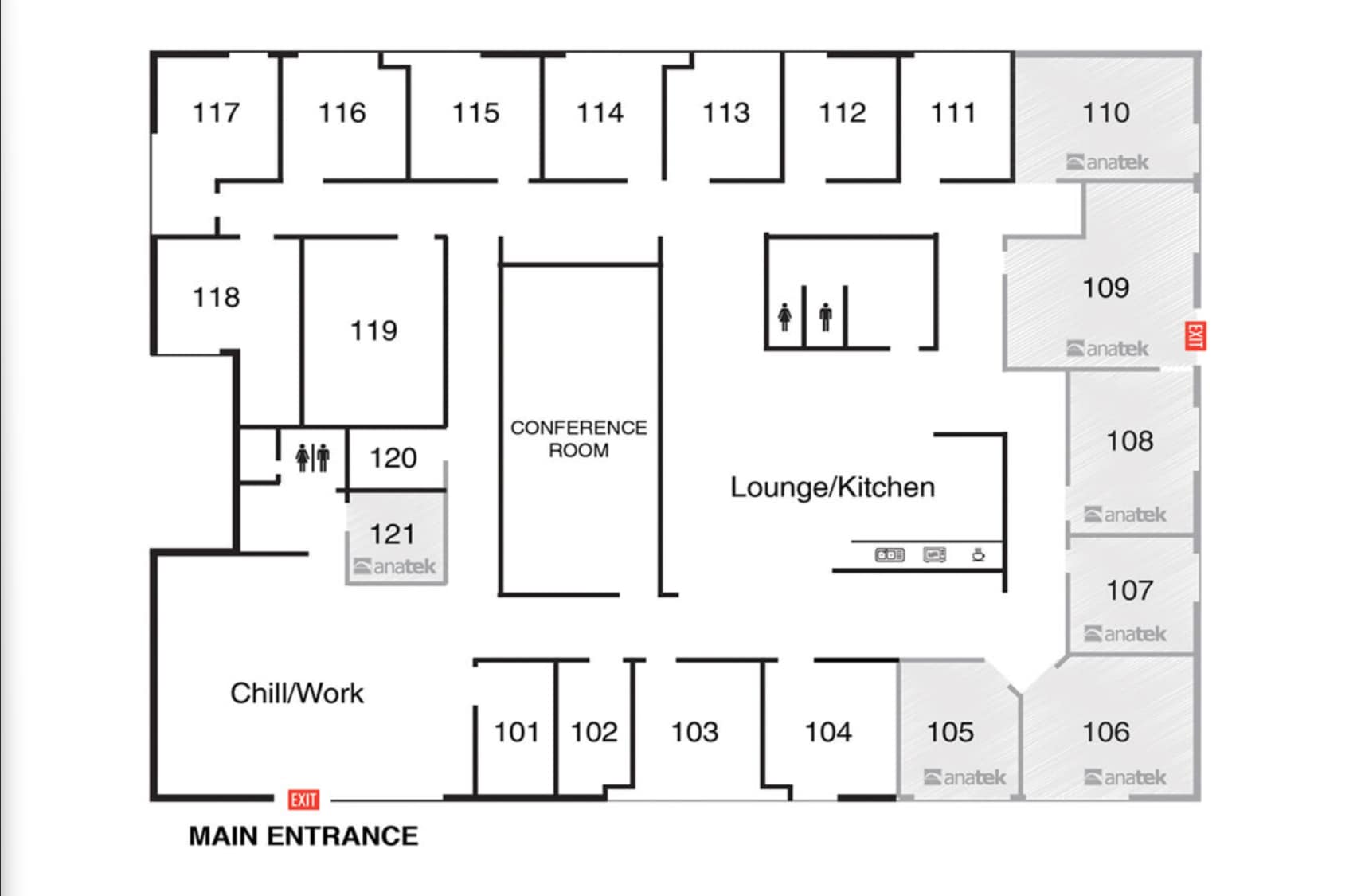 1900 The Exchange SE, Atlanta, GA to rent Floor Plan- Image 1 of 1