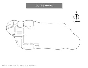 9701 Wilshire Blvd, Beverly Hills, CA for rent Floor Plan- Image 1 of 8