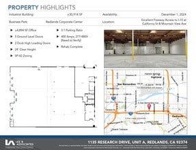 1115 Research Dr, Redlands, CA for rent Floor Plan- Image 1 of 2