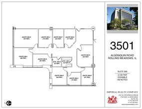 3501 Algonquin Rd, Rolling Meadows, IL to rent Site Plan- Image 1 of 1