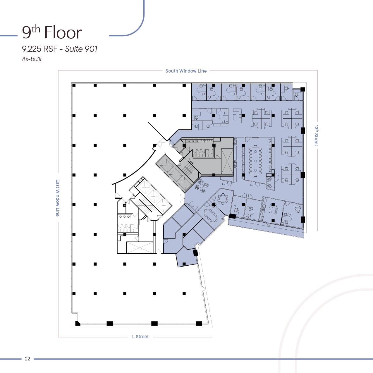 1220 L St NW, Washington, DC to rent Floor Plan- Image 1 of 1