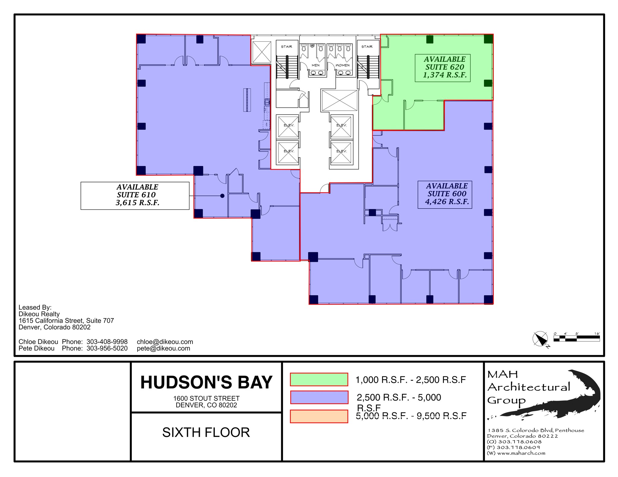 1600 Stout St, Denver, CO for rent Site Plan- Image 1 of 1