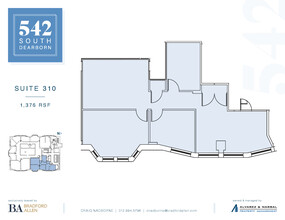 542-550 S Dearborn St, Chicago, IL for rent Floor Plan- Image 1 of 2