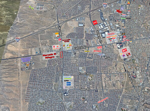 Southwest Corner of Central Avenue & 98th Street, Albuquerque, NM - AERIAL  map view