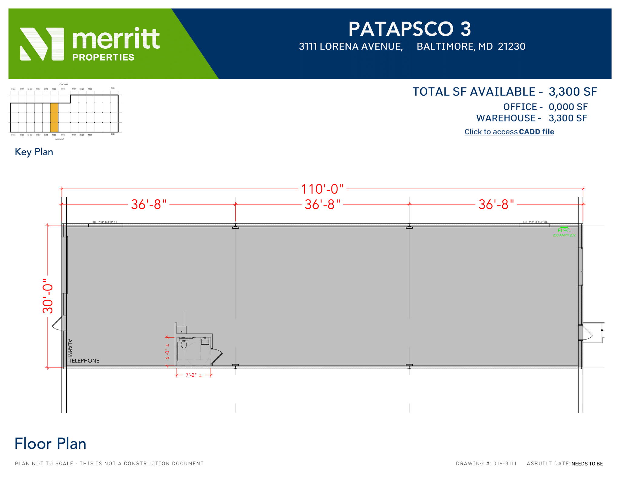 2652-2664 W Patapsco Ave, Baltimore, MD to rent Floor Plan- Image 1 of 1